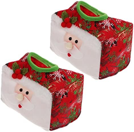 קופסאות טוינדונה 2 יחידות קופסאות חג המולד קופסת מפיות מחזיק קופסת קופסת פנים כיסוי קופסת מפיות קופסת מפיות תיבת שולחן עבודה עמד