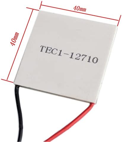 Welliestr 5 חבילה Tec1-12710 Heatsink 12V 92W קירור תרמו-אלקטרי 40 ממקס 40 ממ מודול צלחת קירור לקירור עבור ייצור כיוון חום תרמו-מוליך למחצה