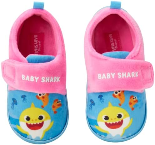 ניקלודיאון יוניסקס-ילדים בנות פעוטות נעלי כריש לתינוקות קטיפות מטושטשות