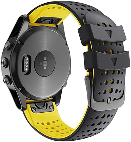 Buday 26 22 ממ שחרור מהיר רצועת Watchband עבור Garmin Fenix ​​7 7x 6 6x fenix 5 5x 3 3 HR 935 צפה בסיליקון Easyfit Strap Strap