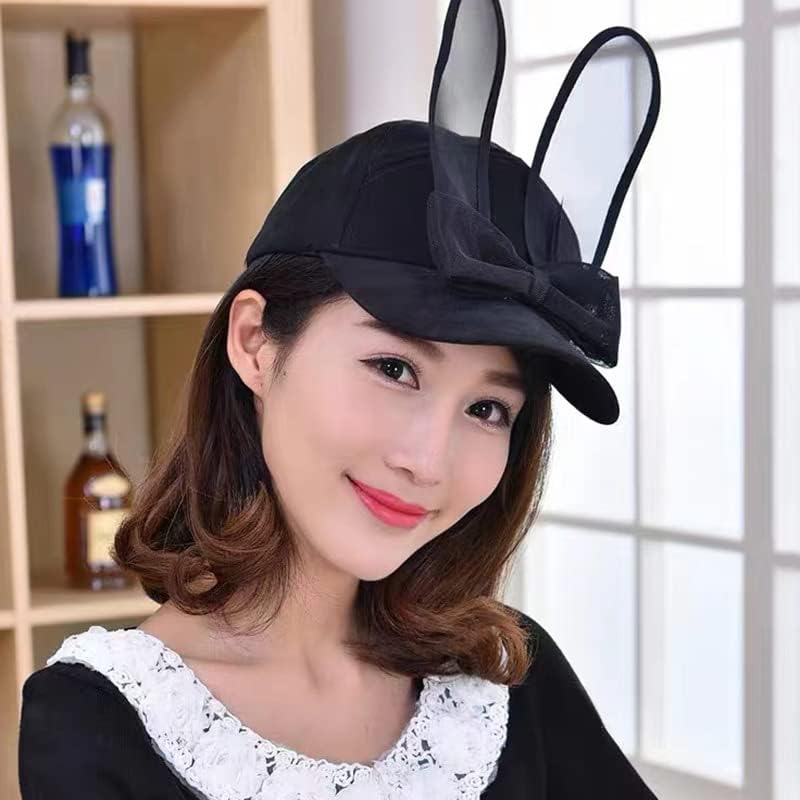 כובעי בייסבול אוזניים ארנבות חמודות נשים כובע בייסבול