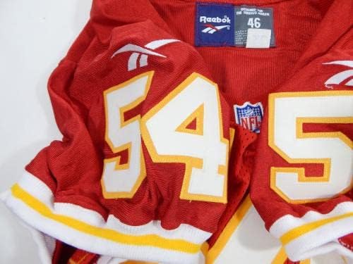 1997 ראשי קנזס סיטי טרייסי סימיין 54 משחק הונפק אדום ג'רזי 46 DP32080 - משחק NFL לא חתום משומש גופיות