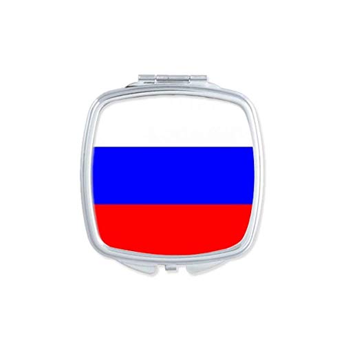 רוסיה לאומי דגל אירופה המדינה מראה נייד קומפקטי כיס איפור כפול צדדי זכוכית