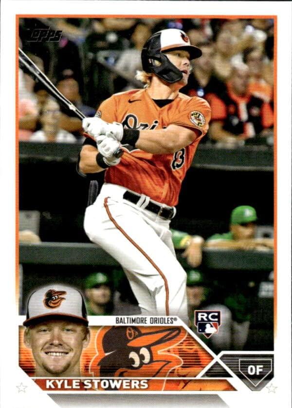 2023 Topps 156 Kyle Stowers NM-MT RC טירון Baltimore Orioles כרטיס מסחר בייסבול