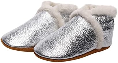 נעלי ילדה קטנה בגודל 4C נעלי שלג הולכי תינוקות לתינוק מגפי בנות חמים קטיפה נעלי כותנה ראשונות נעלי תינוקות משאיות בוקרים מגפיים