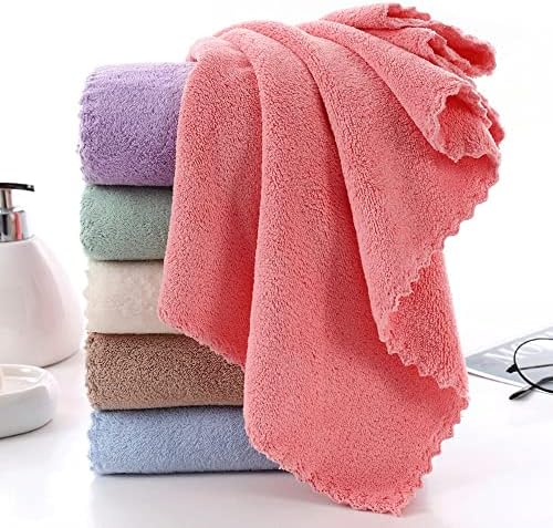 ZSEDP Microfiber מגבת כותנה למבוגרים שטיפת אמבטיה כותנה ביתית כותנה ונשים מגבת נטולת מוך סופגת 6 יחידות