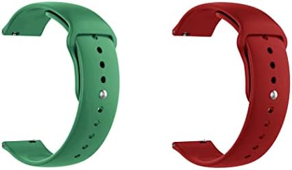 רצועת שעון מהירה מהירה של צעד תואם ל- Huawei Watch GT3 SE 46 ממ רצועת שעון סיליקון עם מנעול כפתורים, חבילה של 2