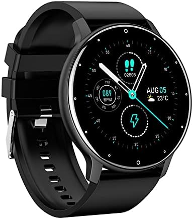 ZL02 2021 גברים חדשים שעון חכם פעילות בזמן אמת גשש דופק דופק ספורט נשים שעון חכם שעון שעון עבור אנדרואיד iOS-שחור
