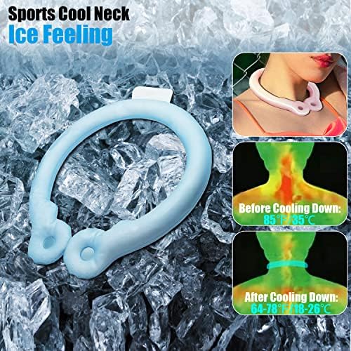 שביטמארס צוואר קירור צינור, לביש קירור צוואר כורכת הקלה עבור גלי חום ובקיץ חום