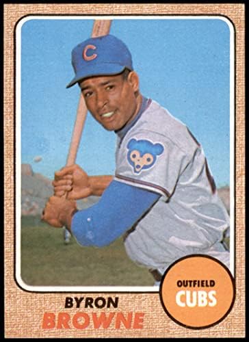 1968 Topps 296 Byron Browne Chicago Cubs NM/MT Cubs