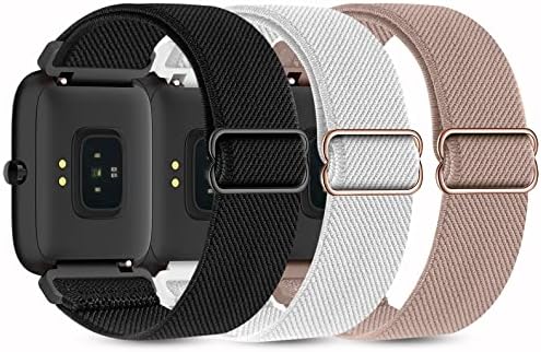 להקת ניילון נמתחת של Huadea 3 תואמת להקות שעון חכמות של SKG לגברים, 22 ממ מהיר מהיר רך רצועת רצועת רצועה רצועות רצועות כף יד עבור SKG V7 Smart Watch