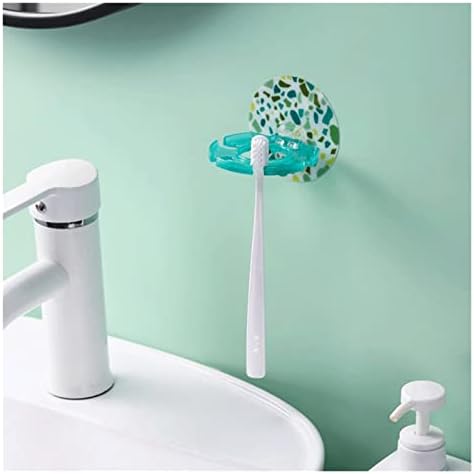 BKDFD רכוב על קיר מחזיק שיניים משחת שיניים משחת שיניים מתלה לאחסון מכסה מברשות שיניים אביזרי אמבטיה