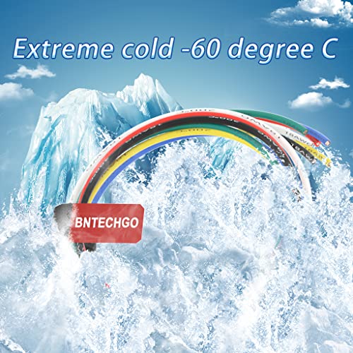 Bntechgo 18 ערכת חוט סיליקון מד 6 צבע כל אחד בגמיש 18 גמישים 18 AWG חוט נחושת משומר תקוע
