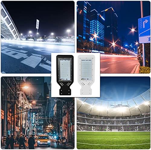 LED רחוב אור סופר בהיר 100W IP65 אבטחת LED אבטחה אבטחה אבטחה שיטפון תאורת חניון תאורה מוט תאורת זרוע מתכווננת זווית מתכווננת לחצר אסם גן רחוב, שחור, חם