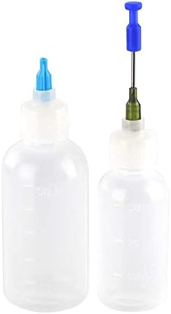 בקבוקי מנעול Luer קצה מחט מוליך פלסטיק סחוט 30 מל/50 מל נירוסטה קצה בוטה 14 GA