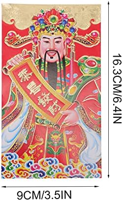 50 יחידות 2022 סיני אדום מעטפות עם פנג שואי קאי שן הסיני חדש שנה המפלגה לטובת חתונה אדום מנות מזל כסף מתנה מעטפות עבור חג המולד חדש שנה ספקי