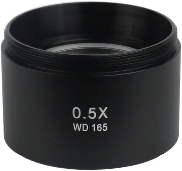 WD165 0.5X 0.7X 1.0X 2.0X חפצי עזר עדשת מיקרוסקופ עדשת מצלמה לעדשת זכוכית סטריאו זום טרינווקולרית.