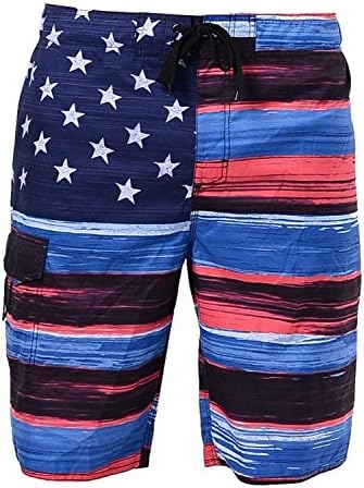 ביגוד אמריקני מורשה-מארט דגל אמריקאי אמריקאי בהשראת מכנסיים קצרים