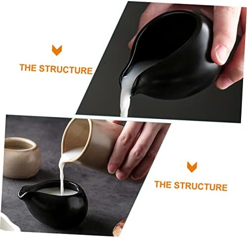 חריש 6 יח 'קרם שמנת כוסות סירופ כוסות חלב קפה לחבושות של זבוב