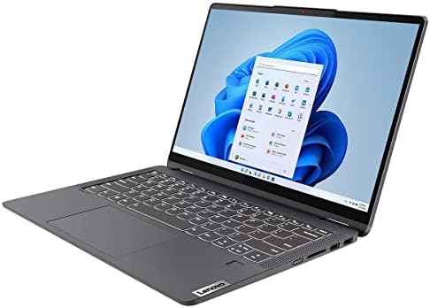 Lenovo Flex 5 2-in-1 מחשב נייד 2023, 14 2.8K Oled Touch, 12th Intel I7-1255U 10 ליבות, Iris XE גרפיקה, 16 ג'יגה-ביי , COU 32GB USB ועט