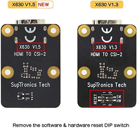 תולעת חנון פטל pi hdmi למודול CSI-2 x630 v1.5, גשר קלט HDMI TC358743 תומך עד 1080p/25fps תואם