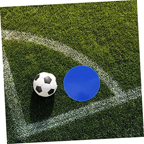 8 יחידות דיסק סימן כדורגל לילדים כדורגל שטיח צבעוני כדורגל סימן אצטדיון מושבי ויניל ספורט סמני ספוט סמן ספורט ציוד אצטדיון ציון דרך ילד אדום מיני ציוד