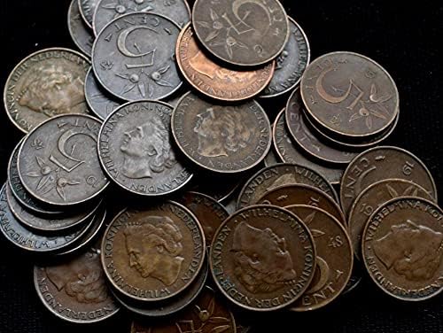 מטבע הולנדס 5 נקודות 1948 אווטאר של ויליאם מינגה קווין 21 ממ נחושת KM176