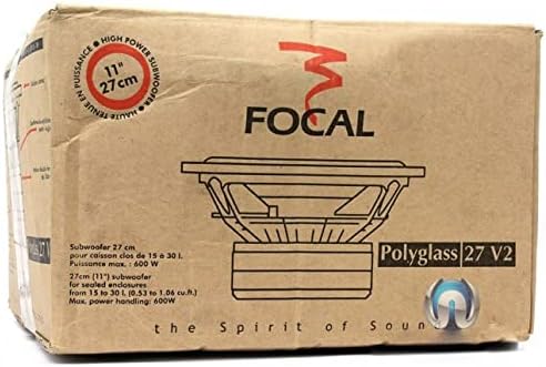 Pocal Polyglass 27 V2 Subwoofer 11 אינץ '