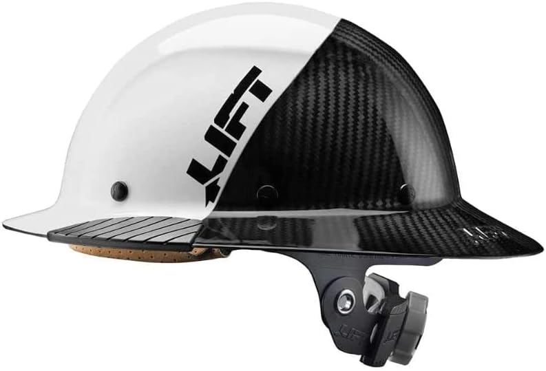 הרם כובעים קשים בטיחותיים דקס פחמן חמישים 50 HDF50C-19WC לבן לבן