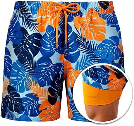 גזעי שחייה של Sutlupeya Swim עם אניה דחיסה 2 במכנסיים קצרים של לוח יבש מהיר בגדי יבש בגדי ים בגדי ים חוף חוף חוף