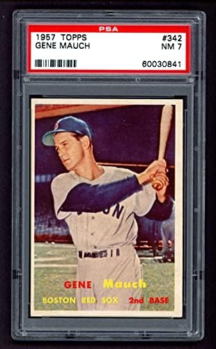 1957 Topps 342 Gene Mauch Boston Red Sox PSA PSA 7.00 Red Sox