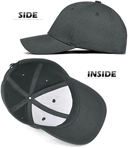 Zexian 3 חבילות יוניסקס כותנה כותנה כובע בייסבול מתכוונן כובע גולף ספורט רגיל לא מבנה לגברים ונשים
