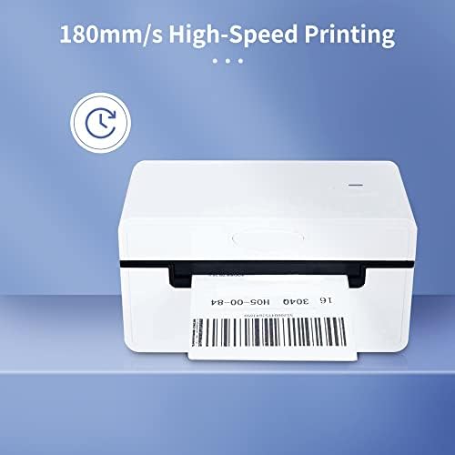 מדפסת תווית תרמית שולחן עבודה עבור 4 * 6 משלוח חינם יצרנית תווית חבילה 180 ממ / ים מדפסת מדבקת תרמית מקסימום.נייר 110 מ מ