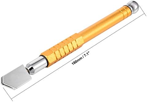 זכוכית קאטר 8-15 ממ, עיפרון סגנון שמן להאכיל טונגסטן קרביד טיפ זהב ידית עבור זכוכית אריחי מראה חיתוך