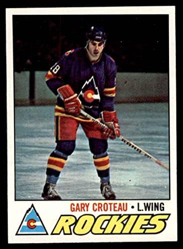 1977 Topps 52 Gary Croteau Colorado Rockies-Hockey NM Rockies-Hockey