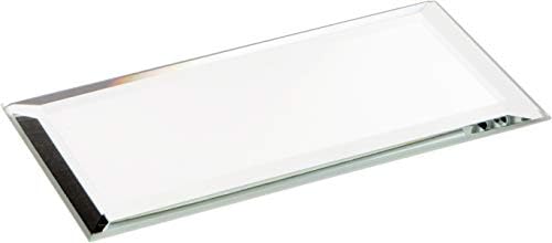 מלבן פלימור מראה זכוכית משופעת 3 מ מ, 2 אינץ ' על 4 אינץ