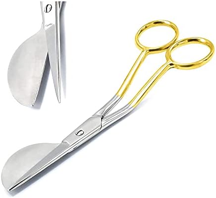DDP BILL BILL זהב ידית סכין קצה מספריים אפליקציות 6 משוט בצורת אומנויות, מלאכה, בד ורקמה