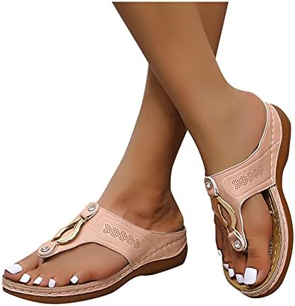 סנדלים רומאים של גואנגיואן נשים נעלי חוף עור קלועות עור פותח בוהן חוט סנדל טריז סנדל ללא גב נעלי הליכה