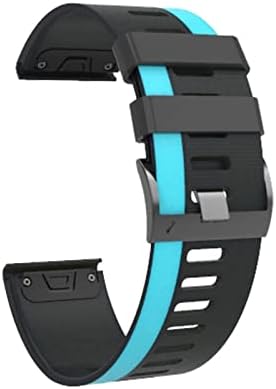 Gxfcuk 26 22 ממ סיליקון מהיר שחרור רצועות שעון רצועות עבור Garmin Fenix ​​6 6x Pro Watch Easyfit Fins Band Fenix ​​5 5x Plus plus 3hr צמיד