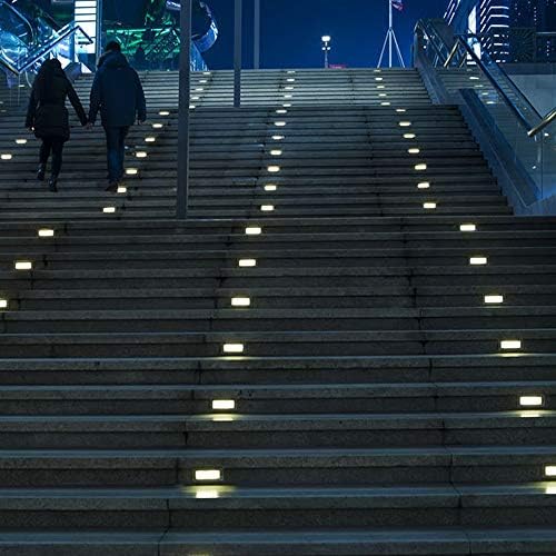 MGOR יציב 9W LED LED מנורה קבורה משובצת נירוסטה LED LED תת קרקעית אור אורות קרקע חיצוניים זרקור דקורטיבי לחצר מדרגות מדרגות מדרגות נוף מתקן תקרת נוף