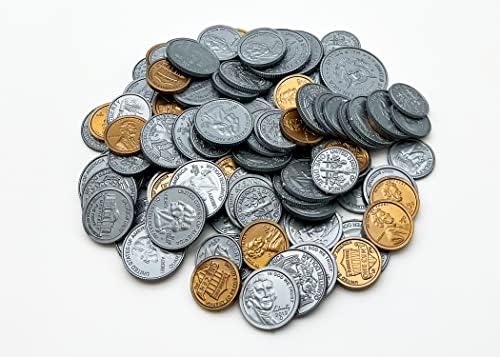 המורה יצר משאבים לשחק כסף: מטבעות שונים, רב