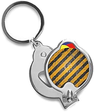 לוגו שחור וצהוב אזהרה קוצץ ציפורני ציפורן חד חותך נירוסטה