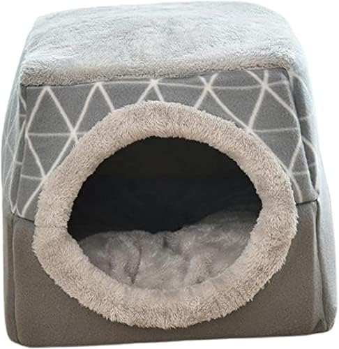 כלביית חתולים קריבס לכלבים וחתולים-כלביית חתולים / / מערות למיטות, מיטות לאני, חתול אפור