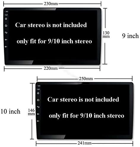 9 אינץ רכב רדיו פאשיה מסגרת עבור פורד פוקוס 2005-2011 נבי נגן פנל דאש ערכת התקנה סטריאו מסגרת לקצץ לוח