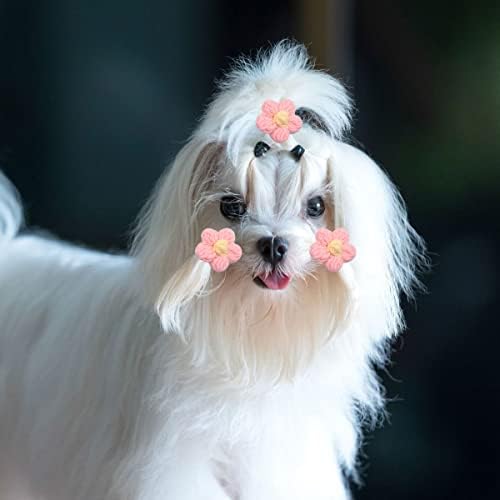 פאי היגיון 20 פריז חמוד כלב שיער קשתות עם גומי להקות פניני פרחים קשר עליון כלב קשתות לחיות מחמד טיפוח מוצרים 20 סגנונות