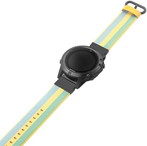 רצועת שעון ניילון לשחרור מהיר 22 ממ עבור גרמין פניקס 6 פי 6 פרו שעון חכם איזיפיט להקת יד פניקס 5 פי 5 פלוס 935 ס60 קוואטיקס5