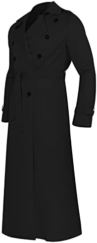 מעילי ומעילים של ימוסרה-גברים חורף חורף ארוך-גביים יוקרתיים מעיל תעלה באורך מלא מעילי מעילי צמר ארוכים