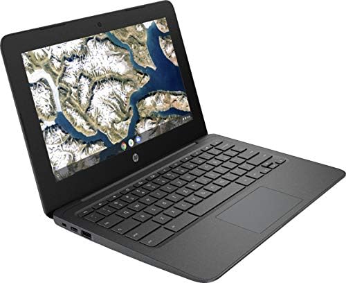 HP 2021 Chromebook החדש ביותר במחשב נייד 11.6 אינץ ', אינטל סלרון N3350 עד 2.4 ג'יגה הרץ, 4GB LPDDR2 RAM, 32GB EMMC, WiFi, Bluetooth, WebCam, Chrome OS + Nexigo 128GB Microsd Card Burdle Cardble Cardble