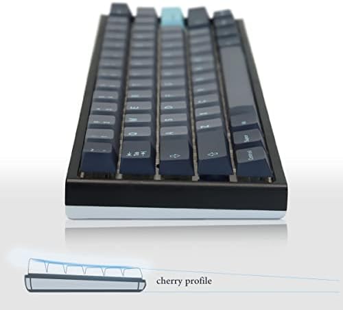 127 מפתחות כחול כהה מפתח דובדבן פרופיל מפתחות צבע סובלימציה עבור דובדבן גטרון מתגי מכאני משחקי מקלדות