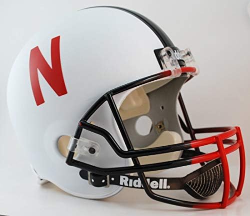 Riddell NCAA Nebraska Cornhuskers קסדת העתק בגודל מלא, גודל אחד, צבע צוות